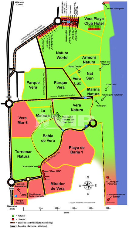 Vera Playa including the Naturist Zone - 1km section of the El Playazo, Vera Playa, Almería