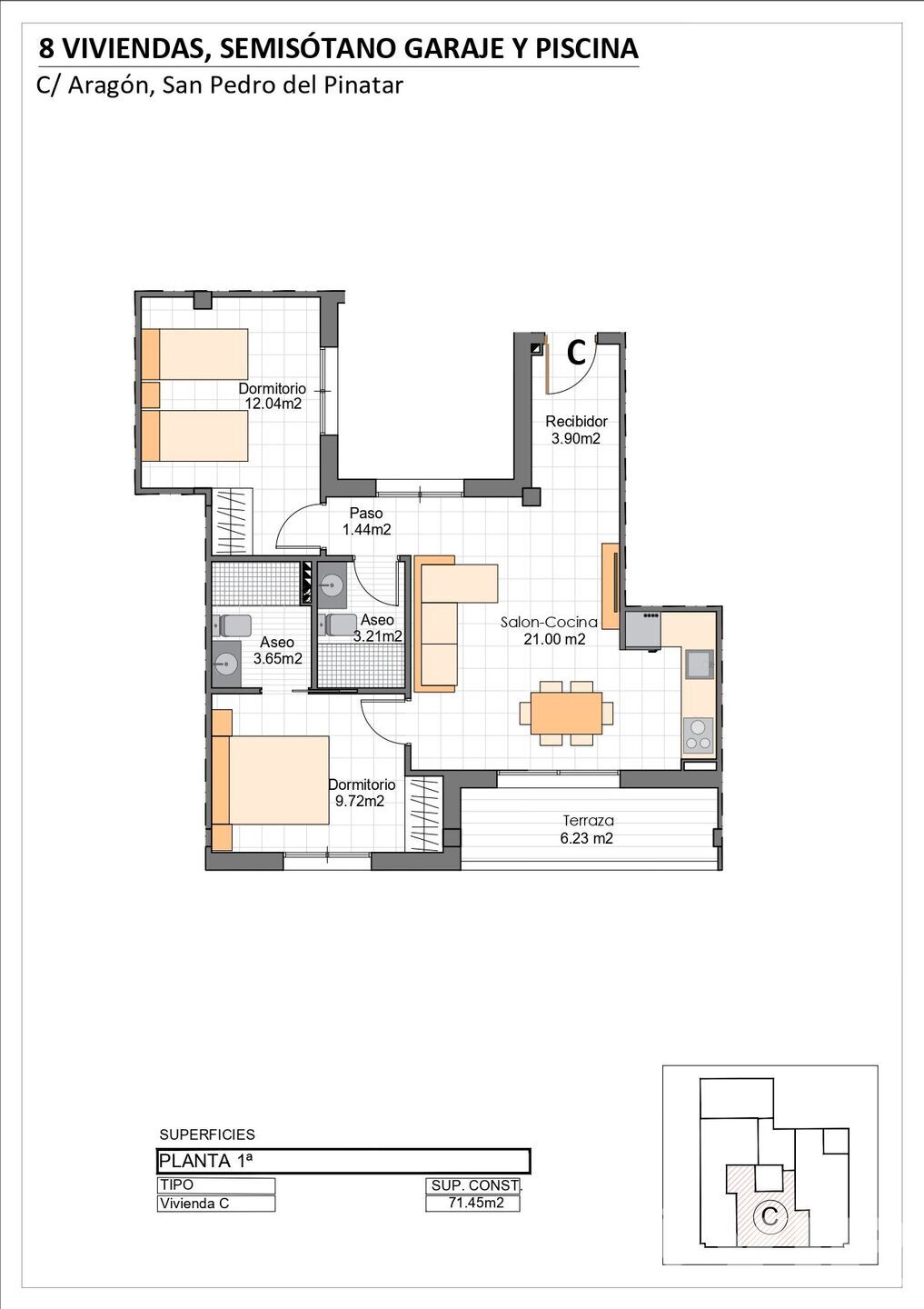 VIP-K602: Apartment for Sale in Lo Pagan, Murcia VIP-K602: Apartment for Sale in Lo Pagan, Murcia