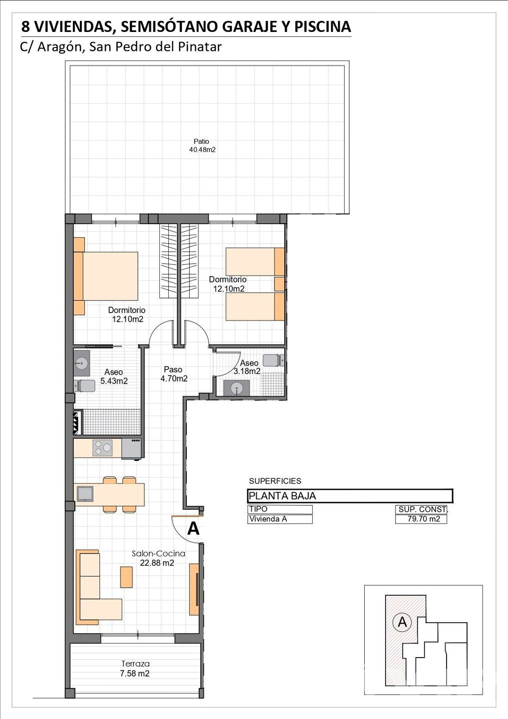 VIP-K602: Apartment for Sale in Lo Pagan, Murcia VIP-K602: Apartment for Sale in Lo Pagan, Murcia