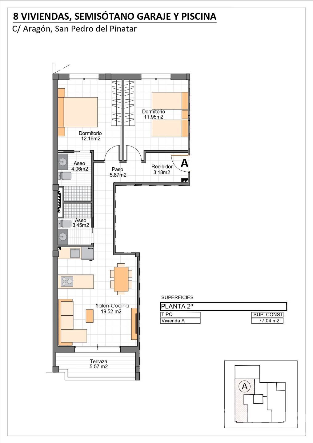 VIP-K602: Apartment for Sale in Lo Pagan, Murcia VIP-K602: Apartment for Sale in Lo Pagan, Murcia