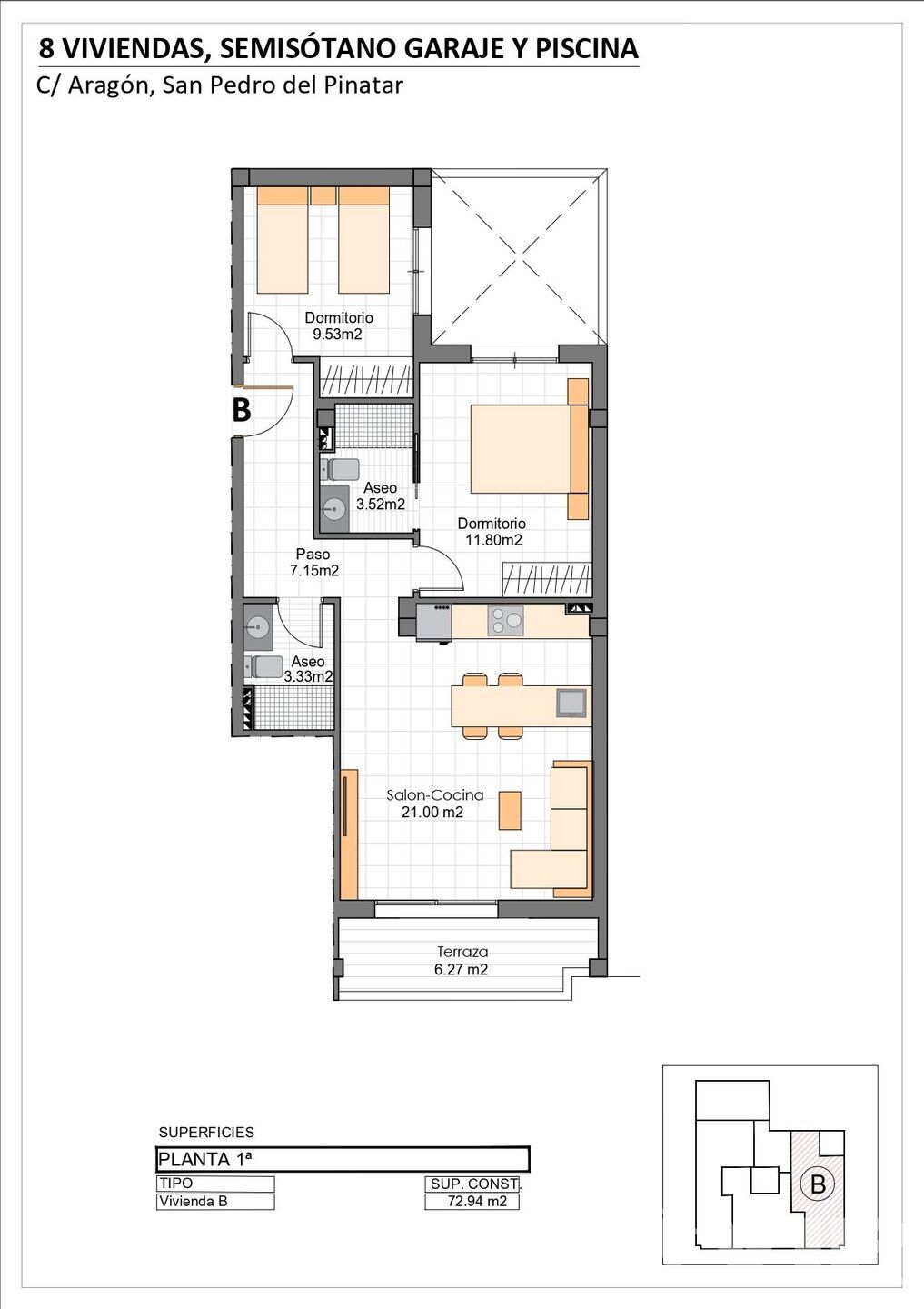 VIP-K602: Apartment for Sale in Lo Pagan, Murcia VIP-K602: Apartment for Sale in Lo Pagan, Murcia