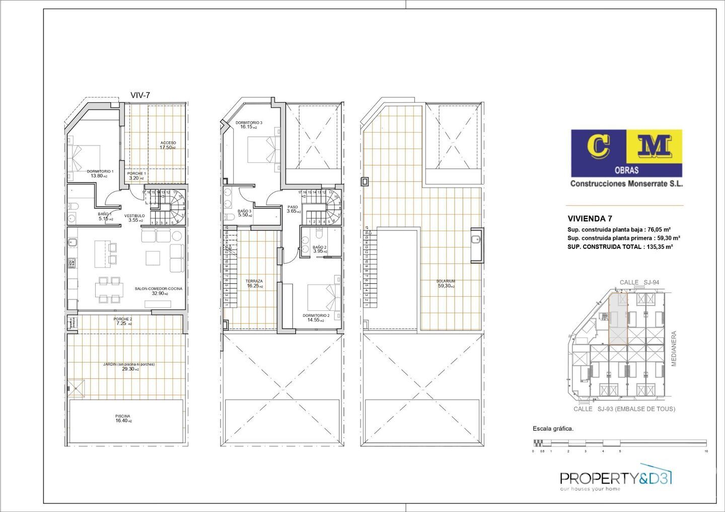 VIP-K608: Stadthaus zu Verkaufen in San Javier, Murcia