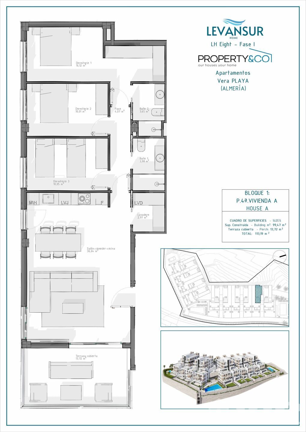 VIP-K638: Appartement te koop in Vera Playa, Almería VIP-K638: Appartement te koop in Vera Playa, Almería