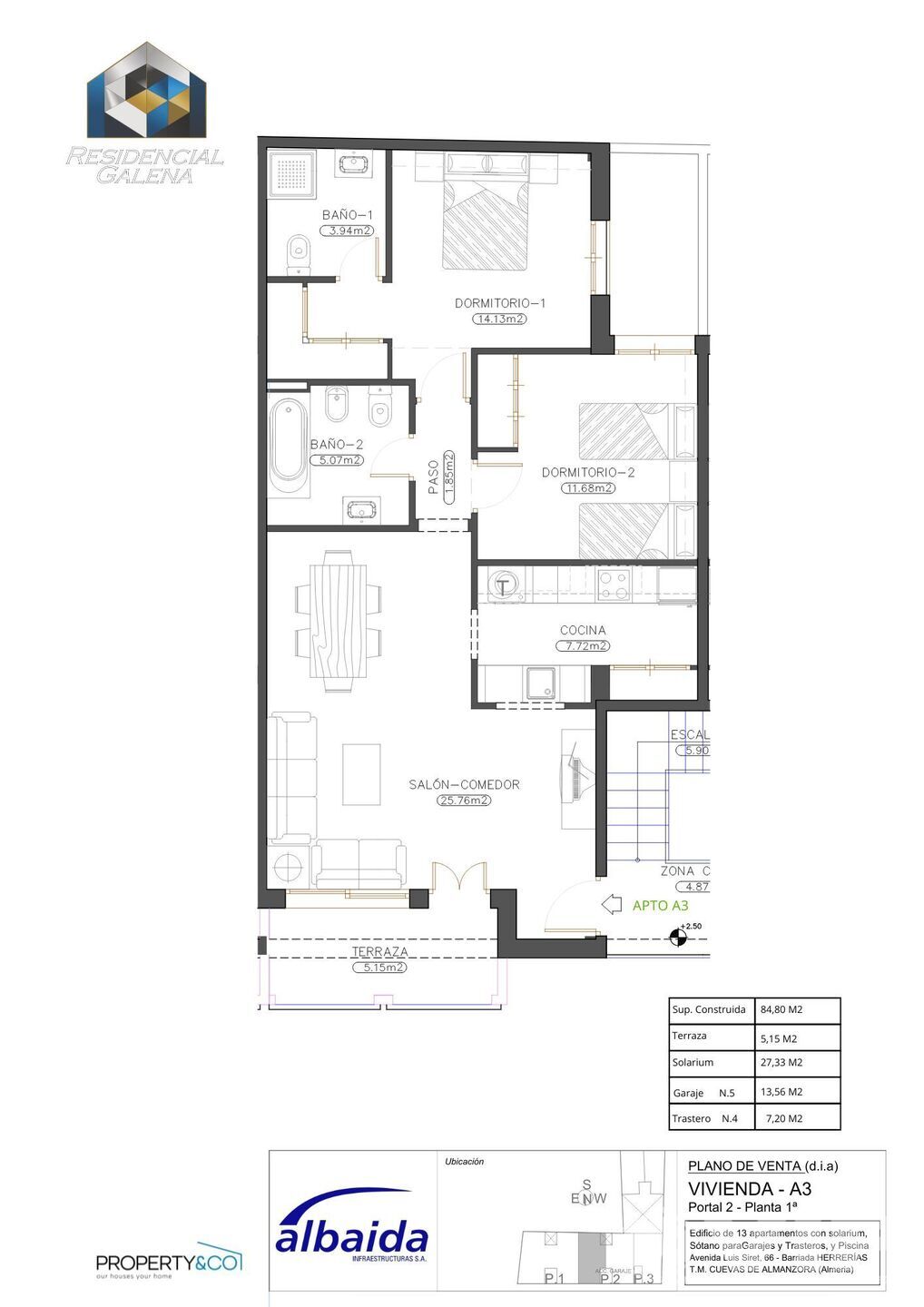 VIP-K639: Apartment for Sale in Las Herrerias, Almería VIP-K639: Apartment for Sale in Las Herrerias, Almería