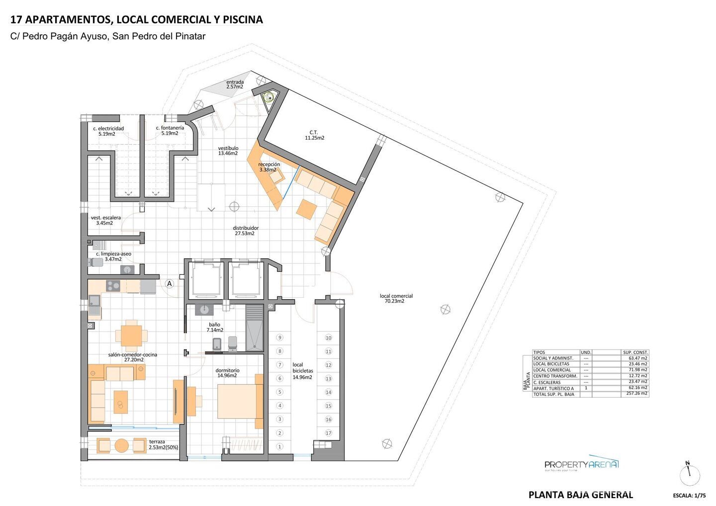 VIP-K660: Wohnung zu Verkaufen in Lo Pagan, Murcia VIP-K660: Wohnung zu Verkaufen in Lo Pagan, Murcia