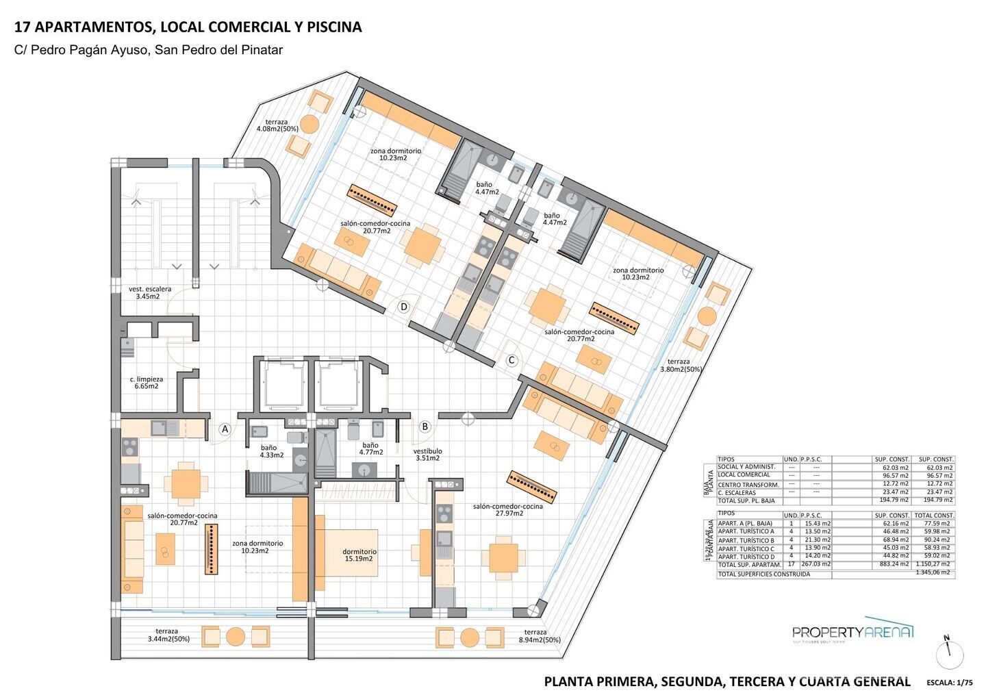 VIP-K660: Wohnung zu Verkaufen in Lo Pagan, Murcia VIP-K660: Wohnung zu Verkaufen in Lo Pagan, Murcia