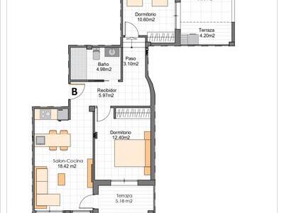 VIP-K678: Wohnung zu Verkaufen in Lo Pagan, Murcia VIP-K678: Wohnung zu Verkaufen in Lo Pagan, Murcia