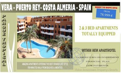 2 Habitaciones Dormitorio Apartamento en Vera Playa