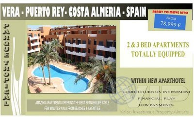 2 Bedrooms Bedroom Apartment in Vera Playa