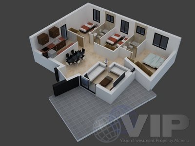 VIP1752: Villa zu Verkaufen in Mojacar Playa, Almería