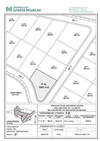 VIP7683: Parcela en Venta en Mojacar Playa, Almería