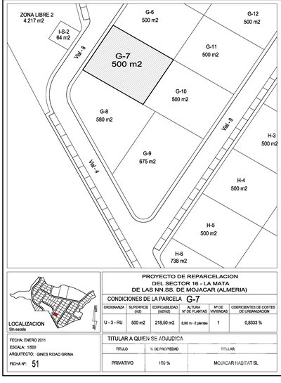 VIP7683: Land for Sale in Mojacar Playa, Almería