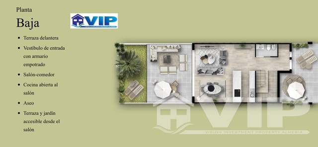 VIP7695: Maison de Ville à vendre dans Mojacar Playa, Almería