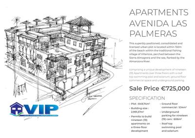 VIP7811: Grundstück zu Verkaufen in Villaricos, Almería
