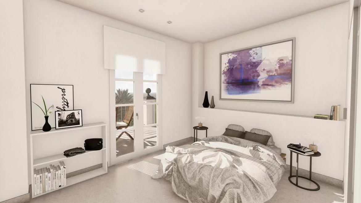 Small Oasis Render Interior Villas Bedroom